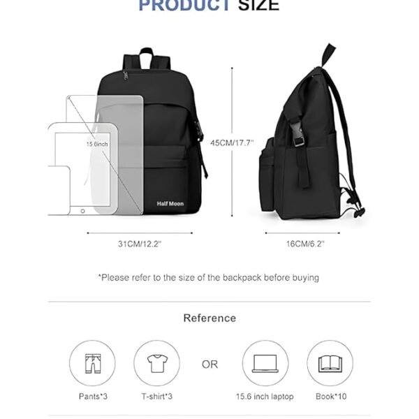 Unisex Anti-Theft College Bag - Image 3