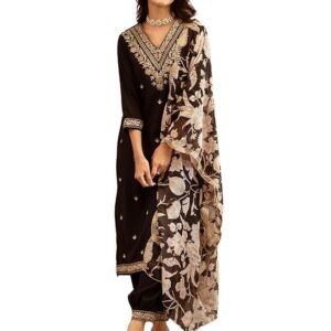 Women's Rayon Embroidered Straight Kurta