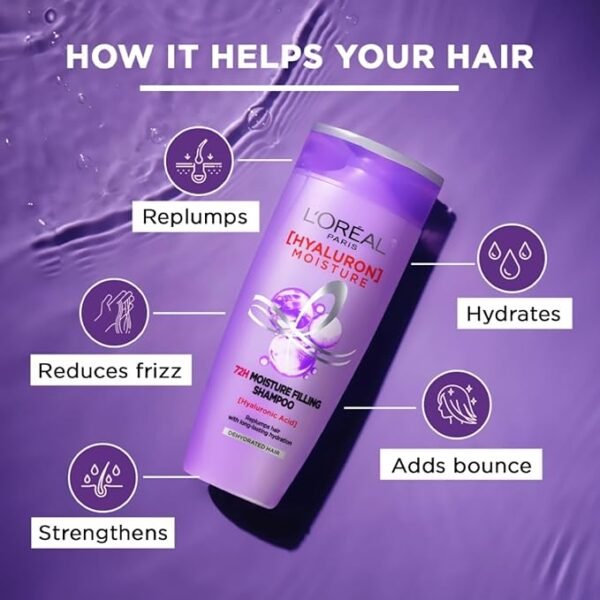 L'Oreal Paris Hyaluron  Shampoo - Image 3