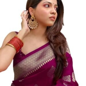 Women's Kanjivaram Art Silk Saree