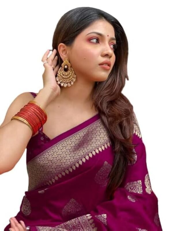 Women's Kanjivaram Art Silk Saree