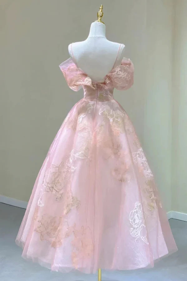 Cute Pink  Short A-Line Prom Dress - Image 2