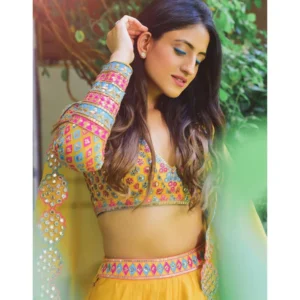 YELLOW COLOR LEHENGA CHOLI
