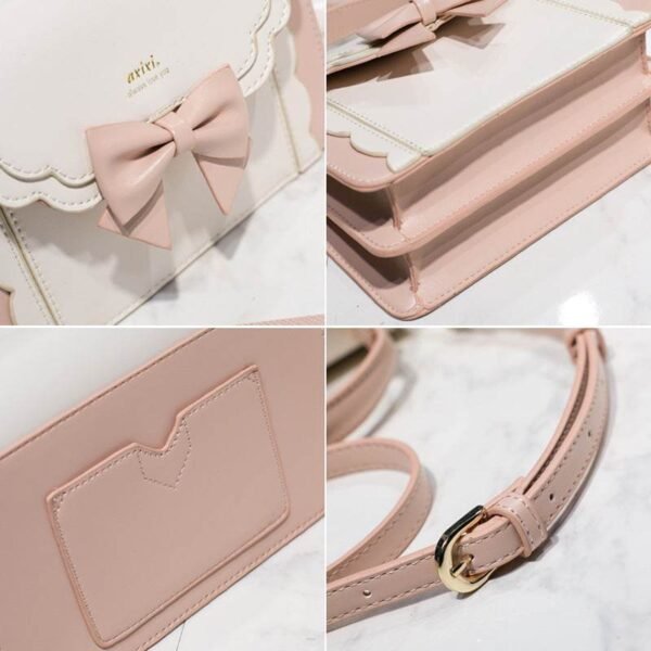 Peach Pink hand bag - Image 2