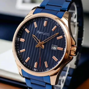 Casual Party-Wear Leather  Watch for Men
